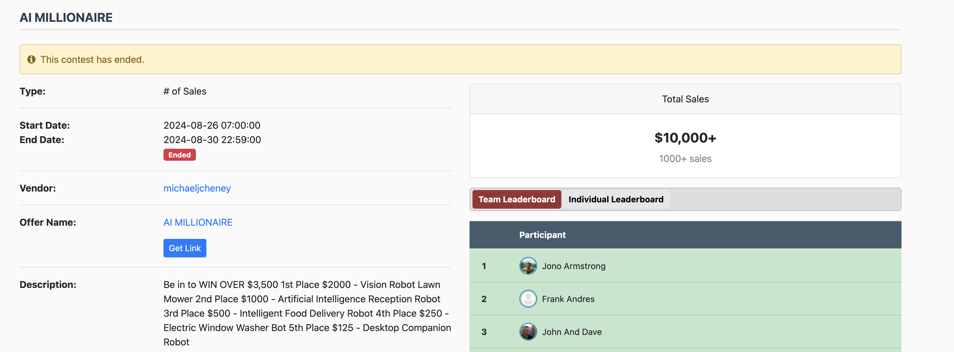 300+ Sales AI Millionaire