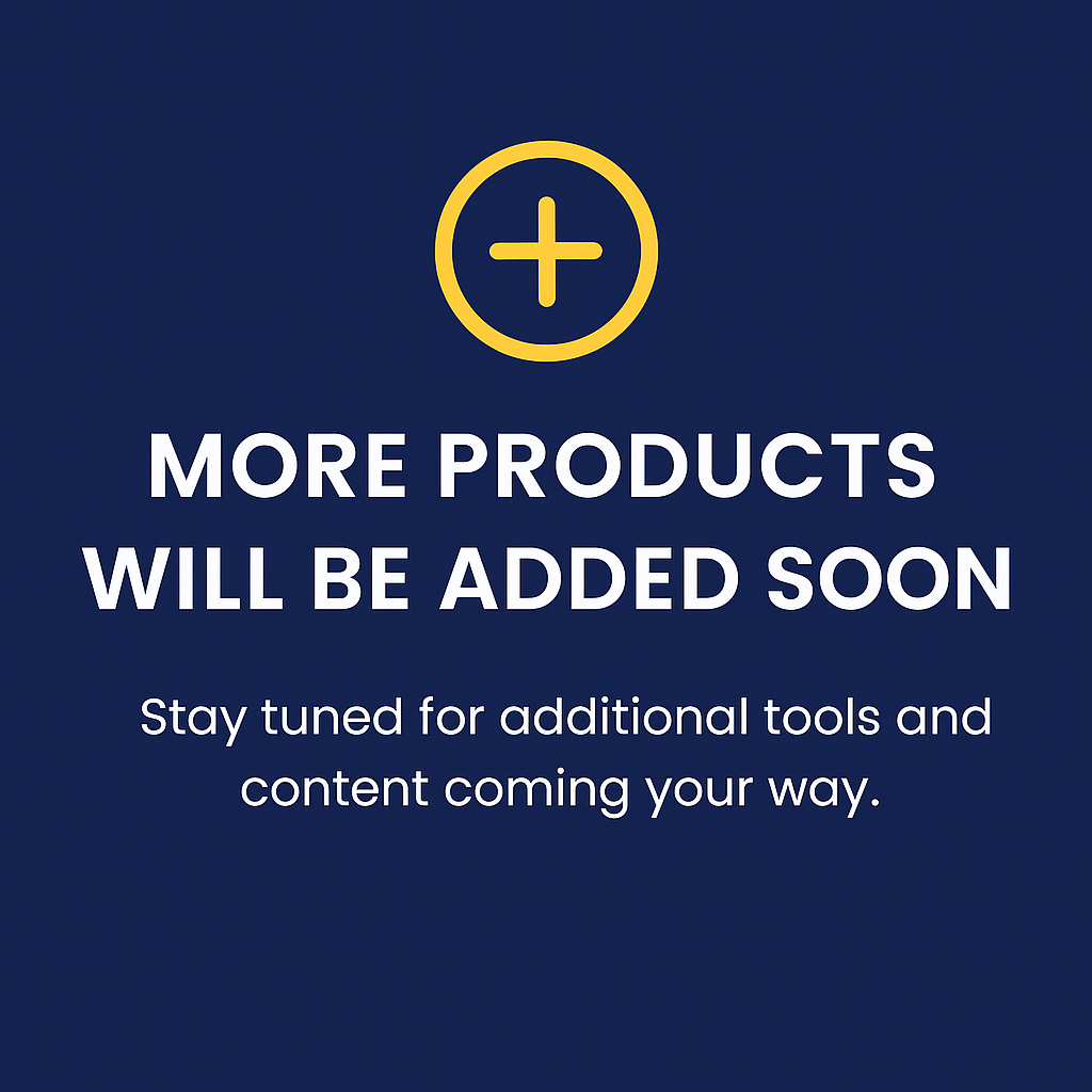 More product coming soon